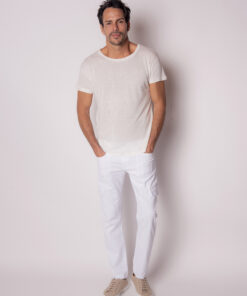 Calça Cargo Denim Branco