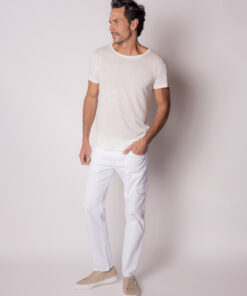 Alternative view of Calça Cargo Denim Branco