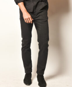 Alternative view of Calça Recorte Denim Preta