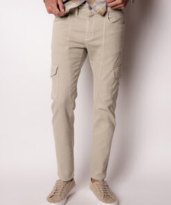 Alternative view of Calça Cargo Denim Areia