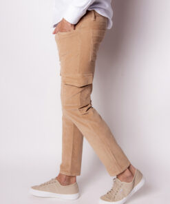 Alternative view of Calça Cargo Veludo Bege