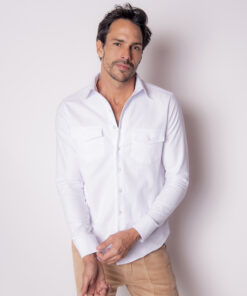 Camisa Flanela Branco