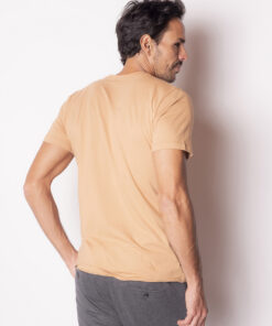 Alternative view of Camiseta Pima Careca Camel