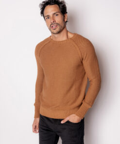 Alternative view of Tricot Raglan Marrom