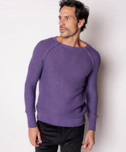 Tricot Raglan Roxo