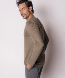 Alternative view of Camiseta Canoa Manga Longa Verde
