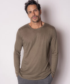 Camiseta Canoa Manga Longa Verde